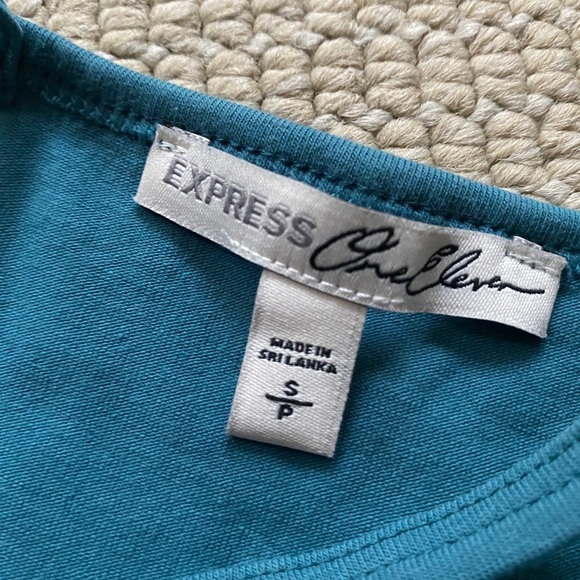 Express Teal Lace Body Suit - Picture 6 of 6